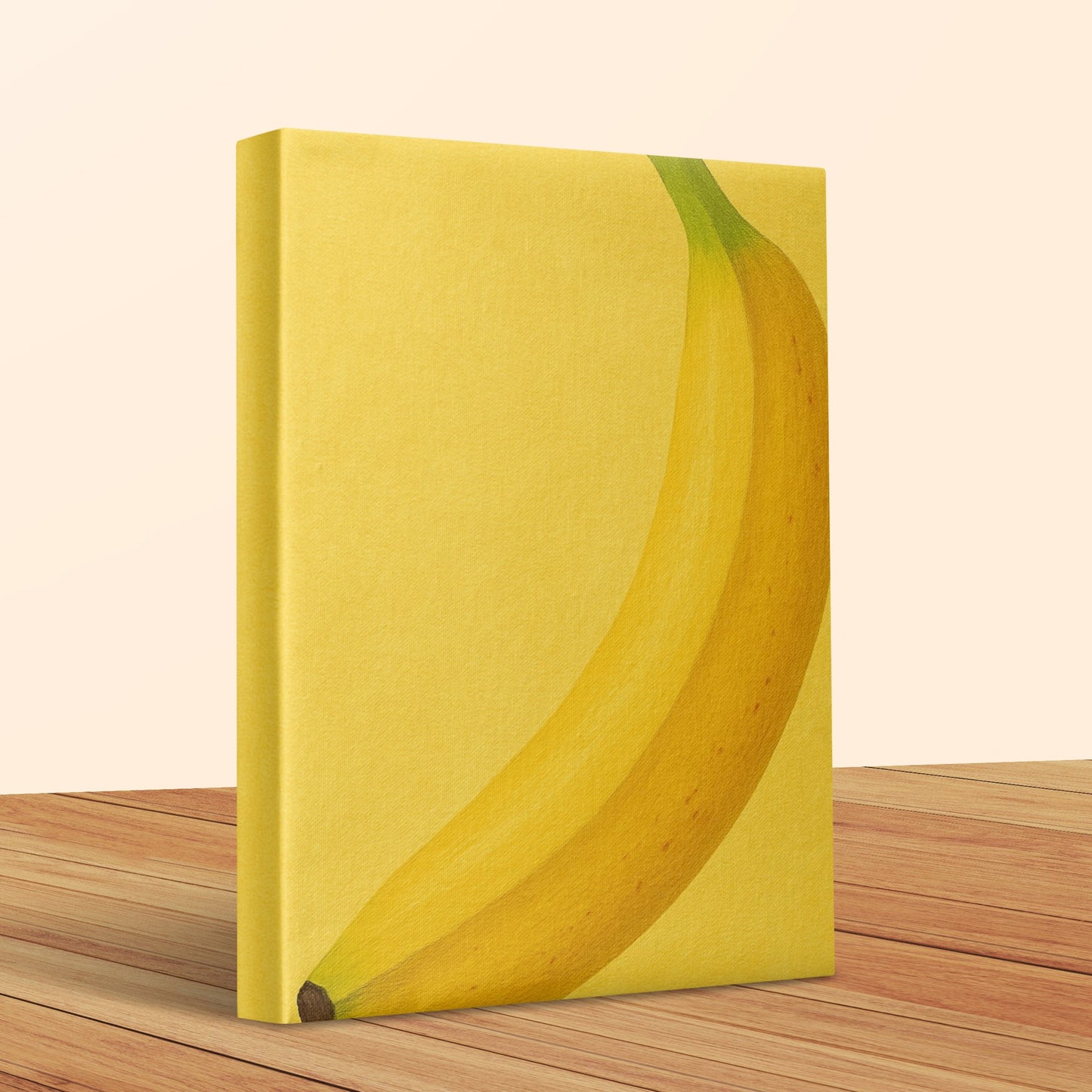 Banana Art Canvas Print, Yellow Fruit Wall Decor, Modern Kitchen Artwork, Vibrant Home Interior Design Piece
