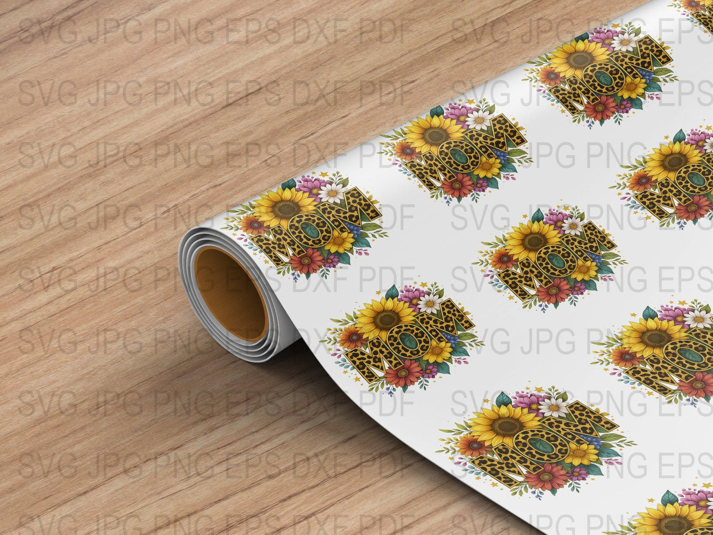 Floral Sugar Skull Fabric Roll, Mexican Day of the Dead Material, Sunflower Crafting Supplies for Sewing and DIY Projects