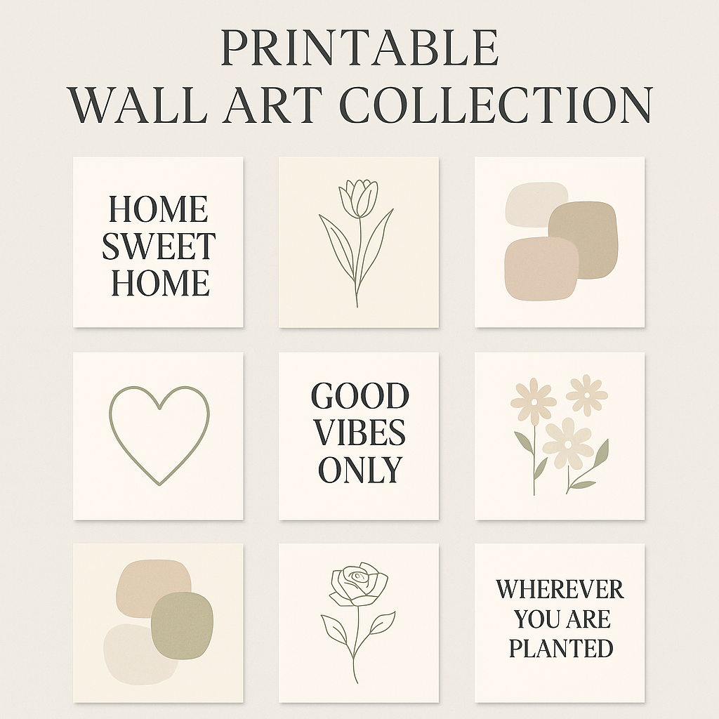 Printable Wall Art Collection