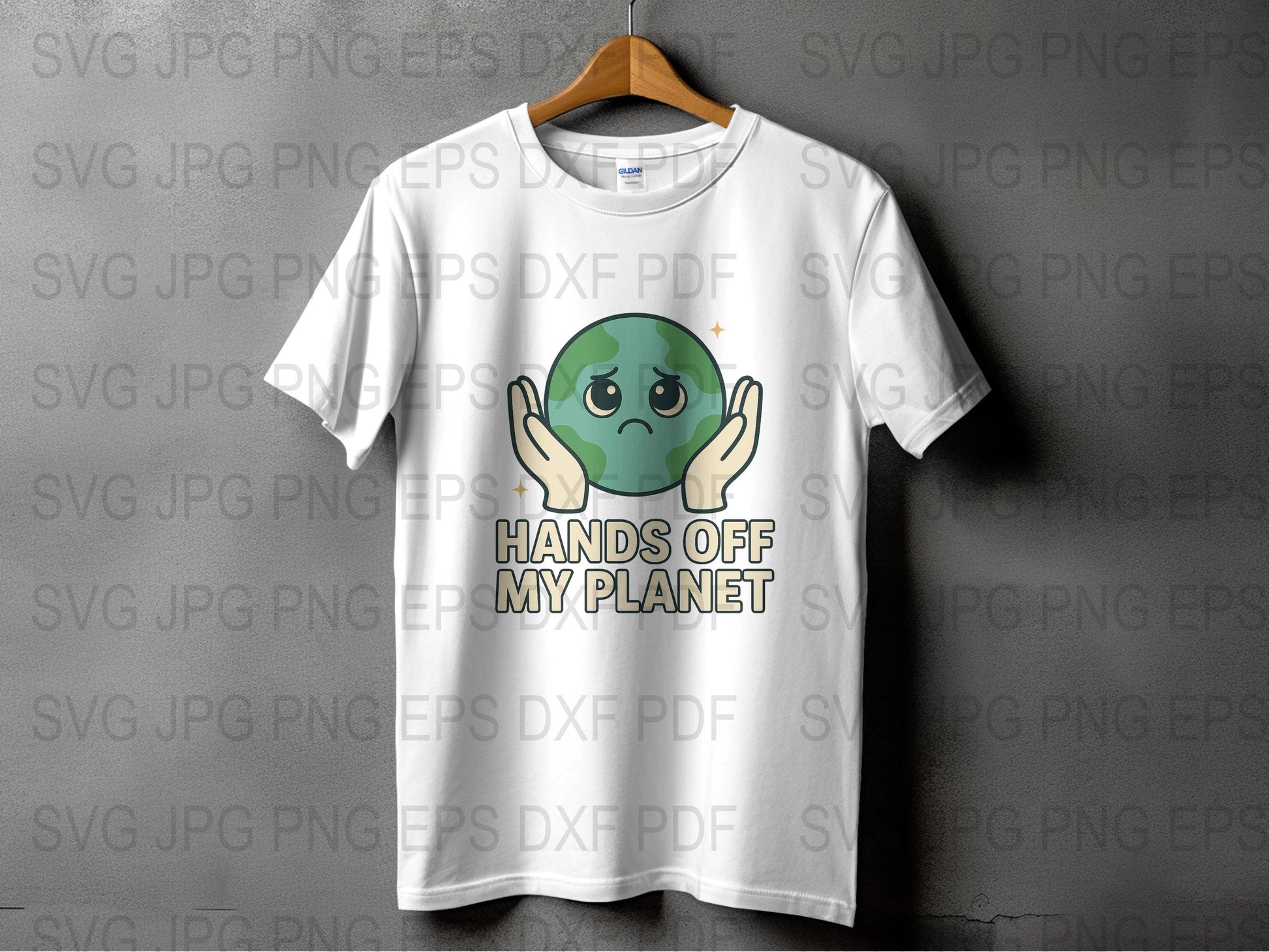 Cute Earth Day T-Shirt, Hands Off My Planet, Eco-Friendly Graphic Tee, Unisex Adult Clothing, Environmental Activism Shirt
