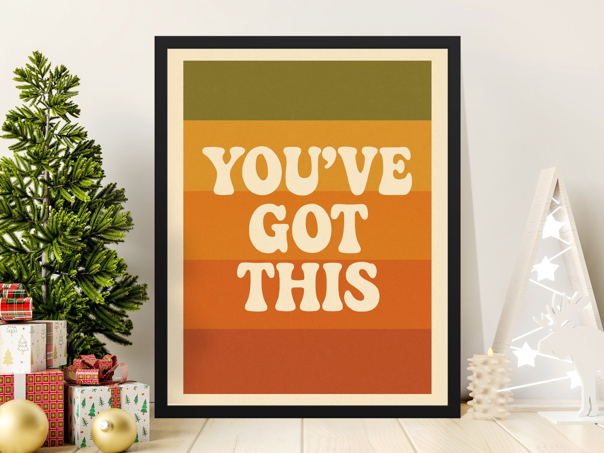 You've Got This Inspirational Quote Poster, Colorful Wall Art, Motivational Home Decor, Office Decoration, Gift Idea
