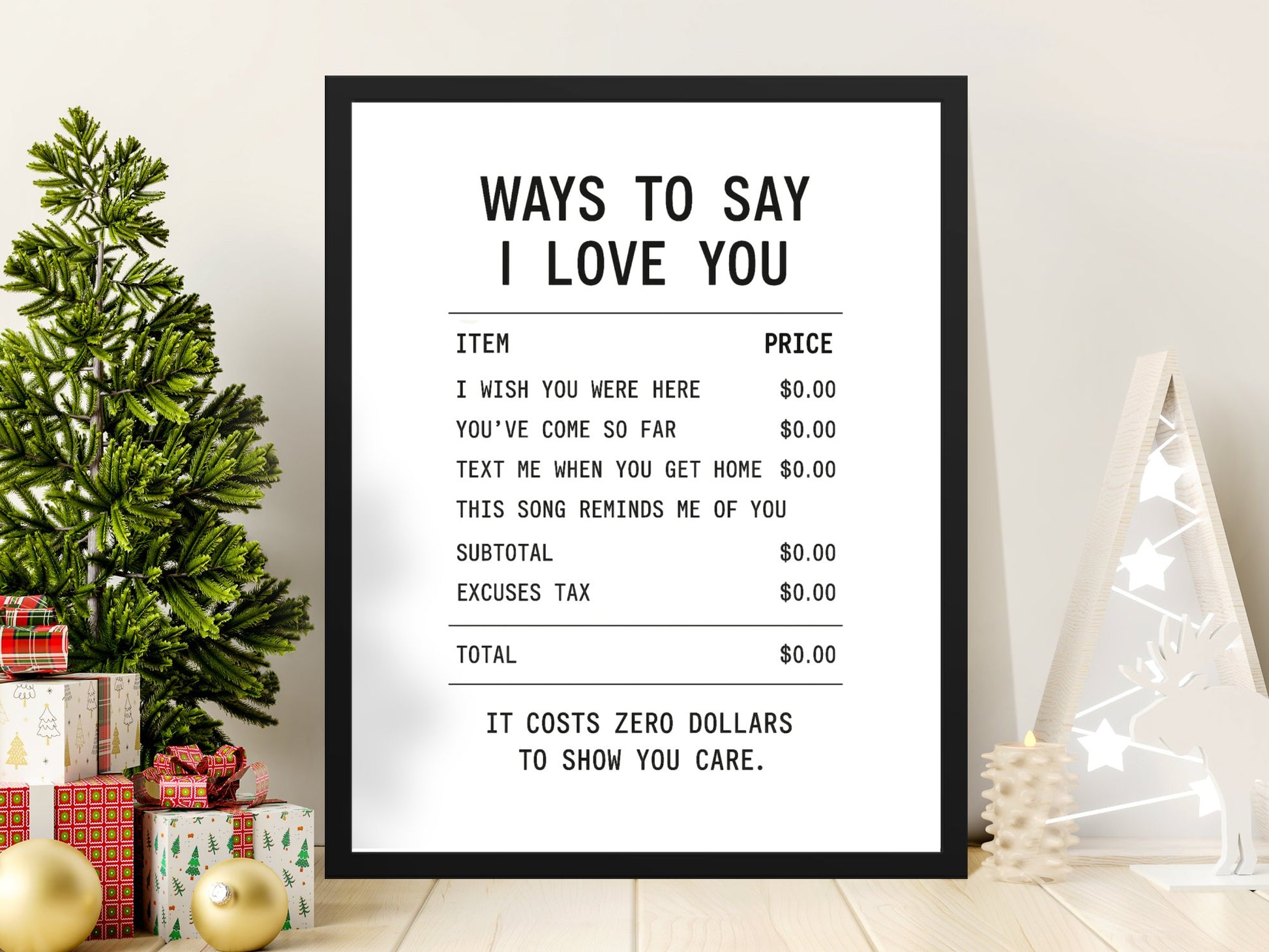 I Love You Quote Wall Art, Romantic Gift Ideas, Valentine's Day Decor, Anniversary Present, Love Statement Poster, Home Decor