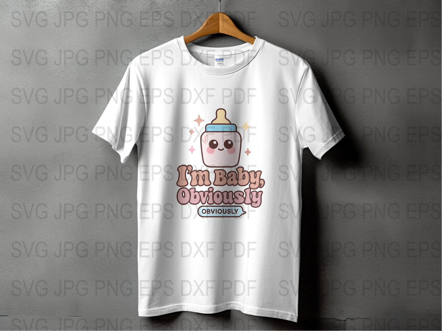 Cute Baby T-Shirt, Funny Quote Tee, Unisex White Top, Kids Cartoon Graphic, Unique Gift Idea