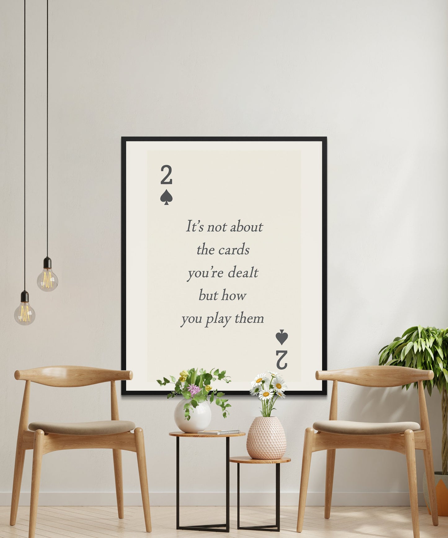 Minimalist Inspirational Quote Wall Art, Modern Decor Poster, Framed Typography Print, Living Room Artwork, Home Office Design