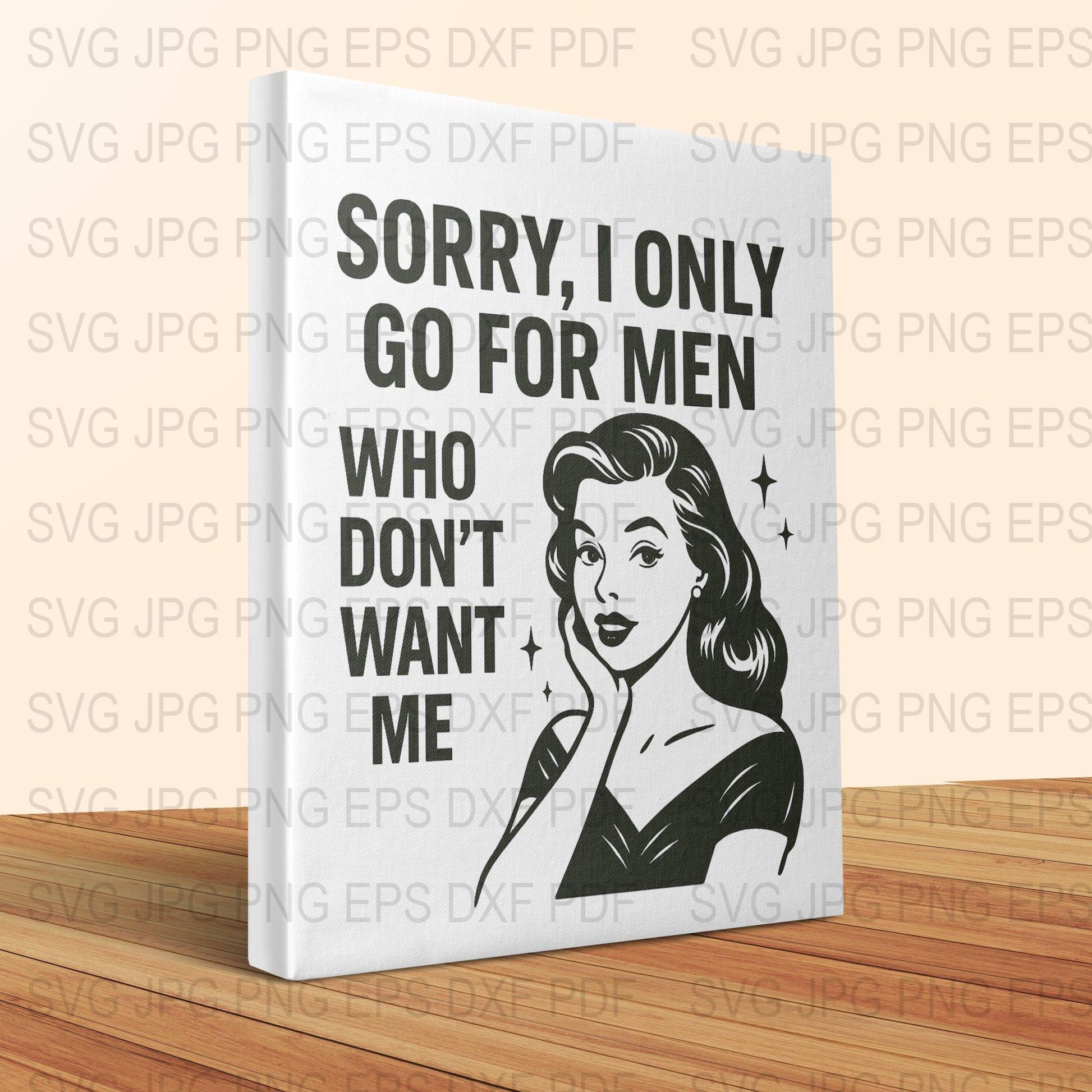 Vintage Style Feminist Quote Canvas Print, Retro Wall Art, Unique Home Decor, Gift Idea