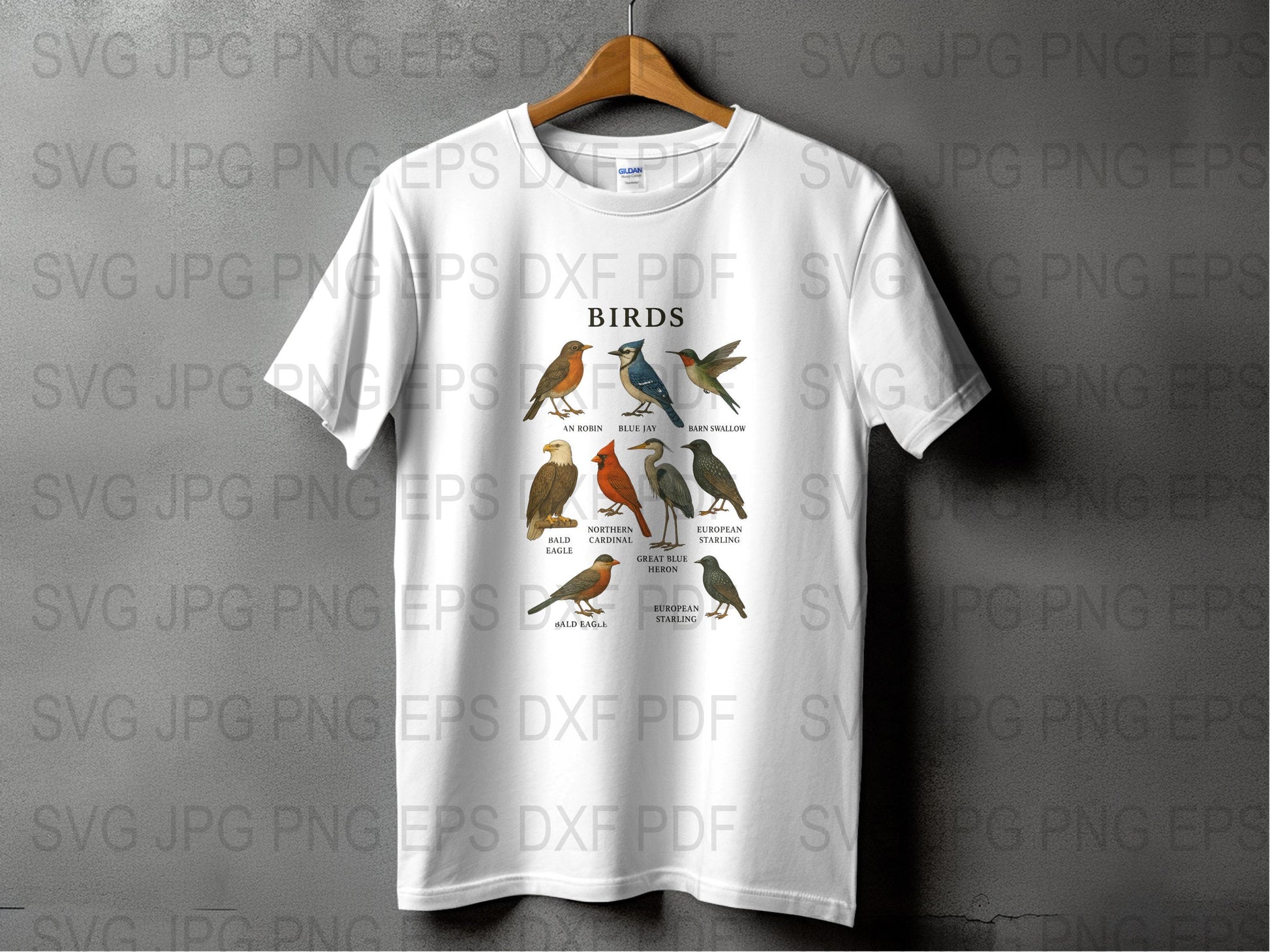 Colorful Birds Illustrated T-Shirt, Unisex Nature Inspired Graphic Tee, Casual Wildlife Apparel, Birdwatcher Gift Idea
