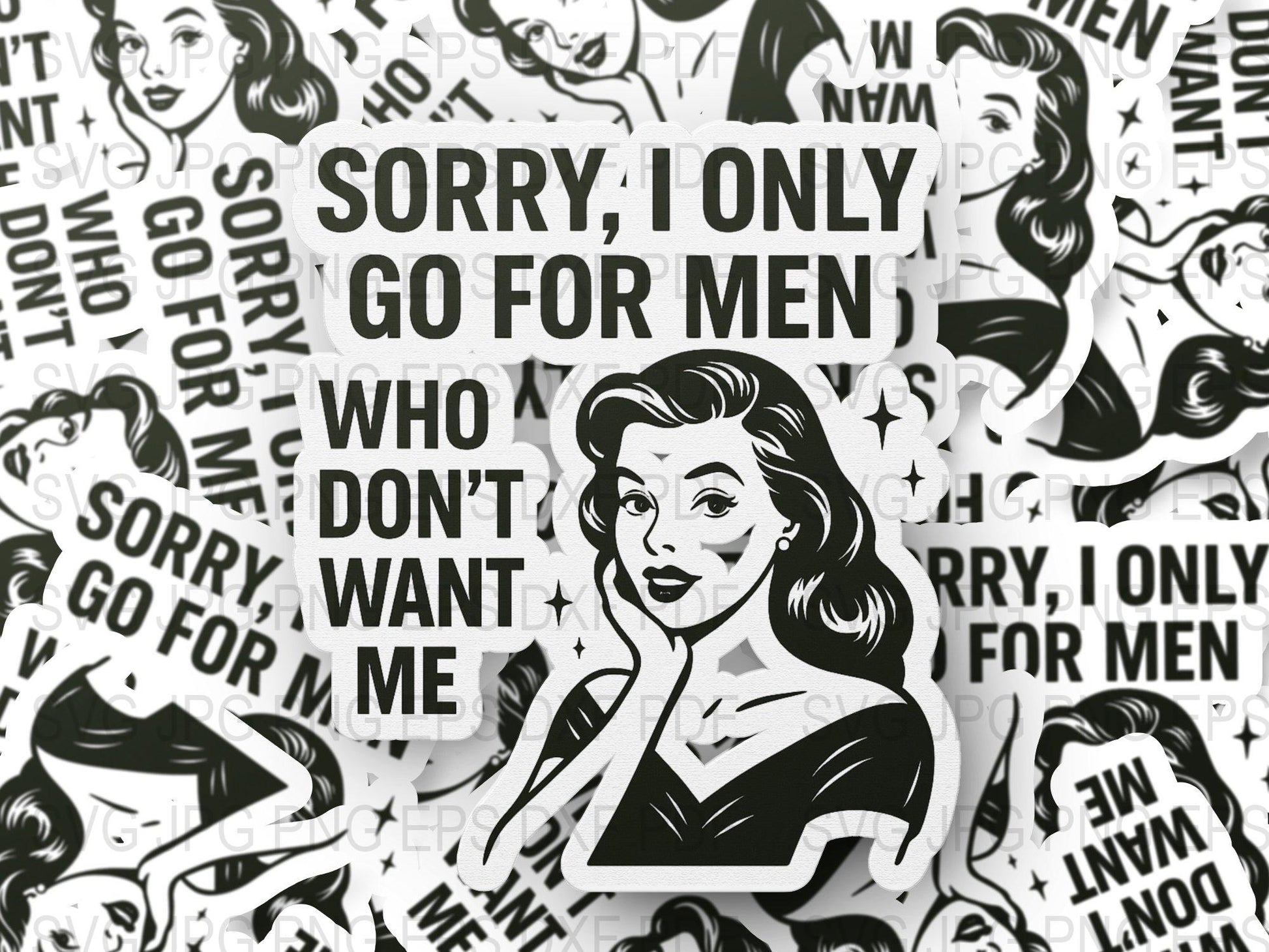 Vintage Style Sticker Pack, Retro Comic Woman, Feminist Quotes, Vinyl Decals