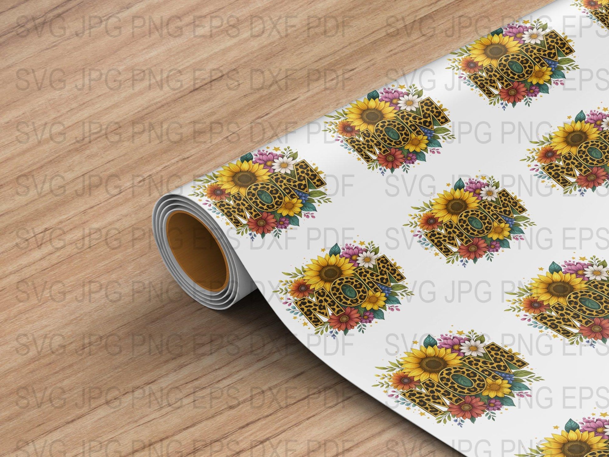 Floral Sugar Skull Fabric Roll, Mexican Day of the Dead Material, Sunflower Crafting Supplies for Sewing and DIY Projects