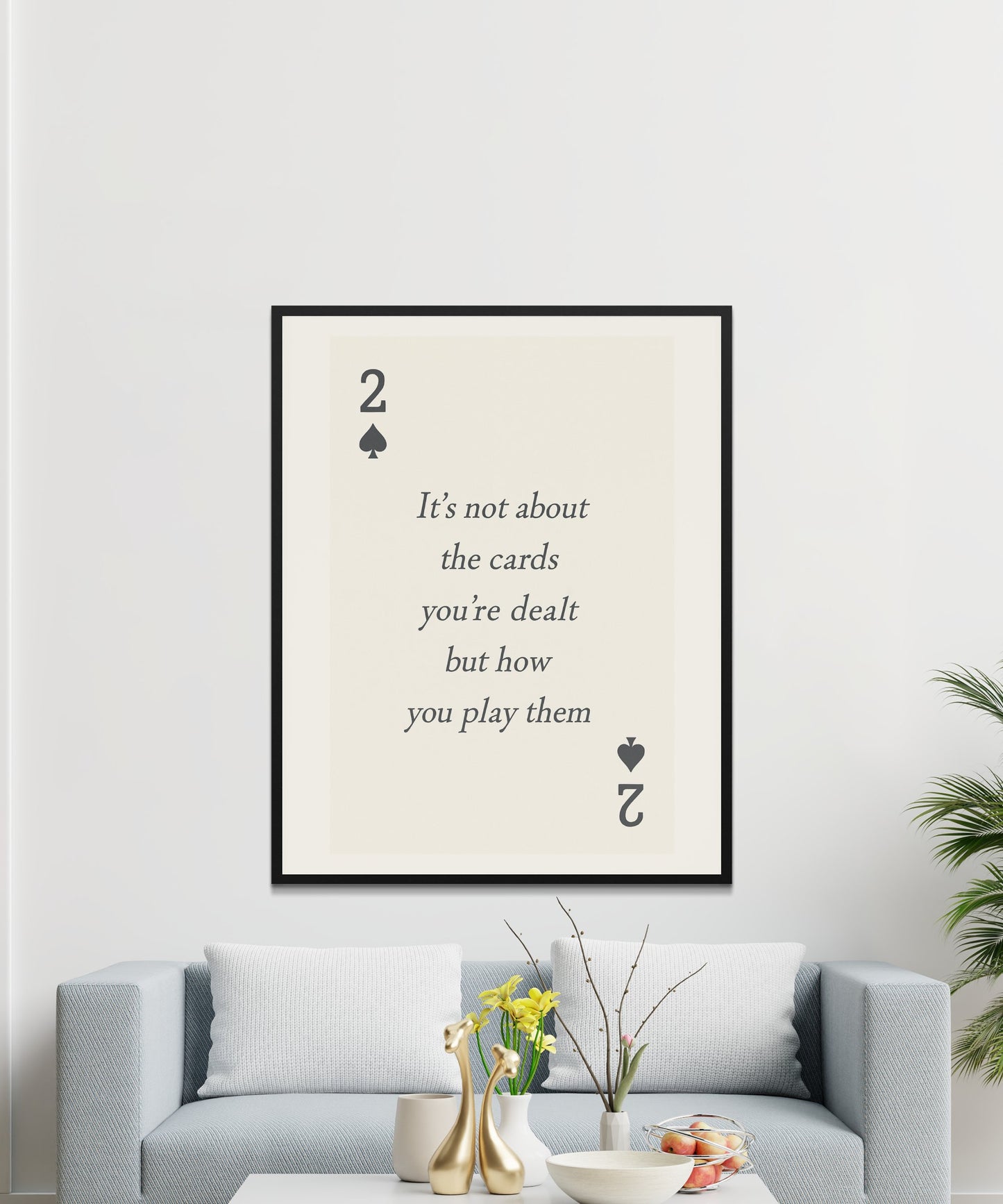 Minimalist Quote Wall Art Poster, Inspirational Phrase Print, Modern Home Decor, Living Room Typography, Black and White