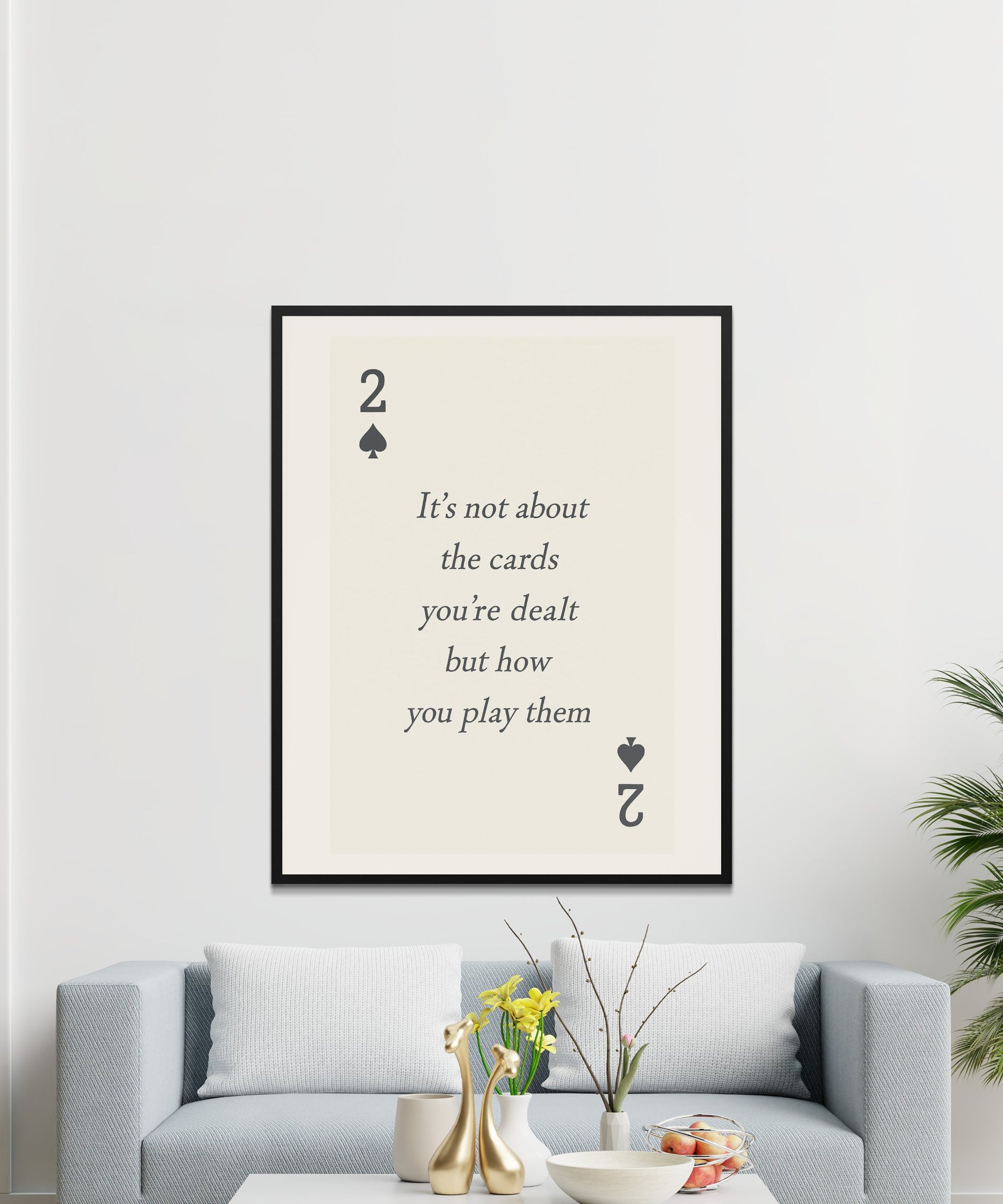 Minimalist Quote Wall Art Poster, Inspirational Phrase Print, Modern Home Decor, Living Room Typography, Black and White