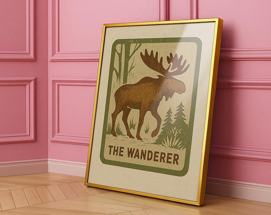 Vintage Moose Wall Art